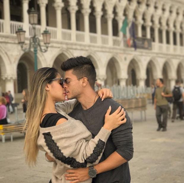 Arthur Aguiar e Mayra Cardi em Veneza (Crdito: Reproduo/ Instagram)