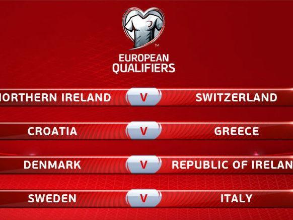 Duelos da repescagem europeia para Copa do Mundo são definidos