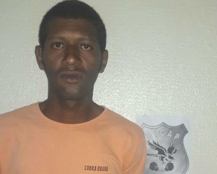 Natanael Gean, acusado de agredir e ameaçar os próprios tios idosos (Crédito: Dicap/Polícia Civil)