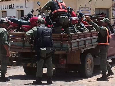 Policia Militar apreende veículos em Redenção do Gurguéia