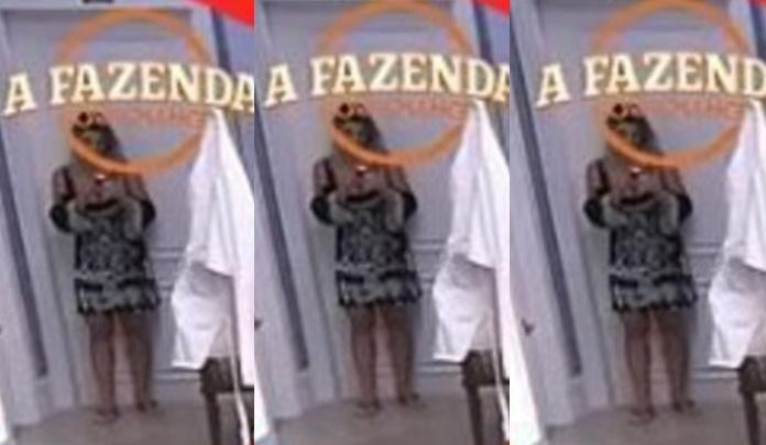 Ana Paula Minerato aparece com aparelho suspeito em “A Fazenda”