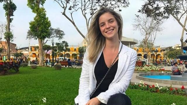 Jovem está em Lima para apoiar o namorado (Crédito: Reprodução/Instagram)