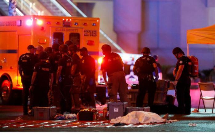 Tiroteio deixou pelo menos 20 pessoas mortas em Las Vegas (Crédito: G1)
