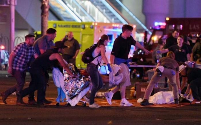 Tiroteio deixou pelo menos 20 pessoas mortas em Las Vegas (Crédito: G1)