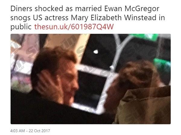 Paparazzi flagra Ewan McGregor traindo a esposa