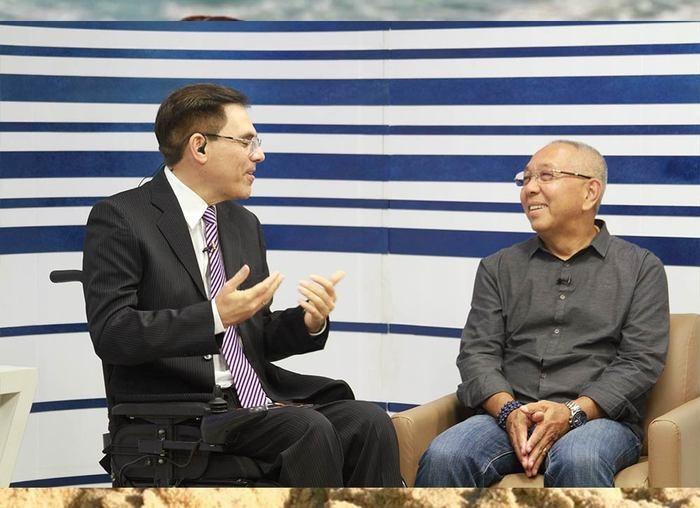 Amadeu Campos entrevista Harry Tadashi Kadomoto (Crédito: Raíssa Morais)