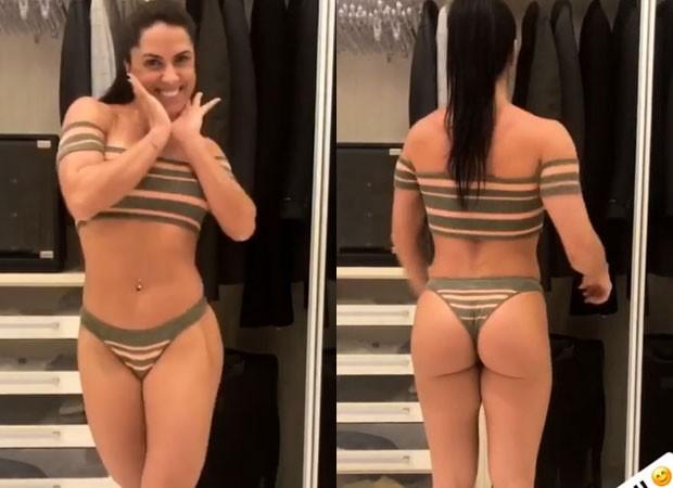 Graciele Lacerda exibe corpão e garante: "Não uso photoshop"