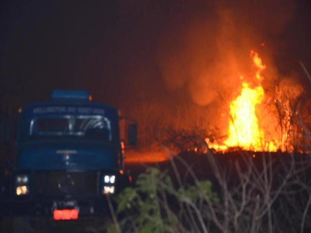 Incêndio no município de Colônia do Piauí (Crédito: José Fernando/ Mural da Vila)