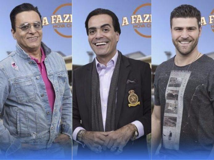 A Fazenda: Nahim, Fábio Arruda e Marcelo Ié Ié estão na roça