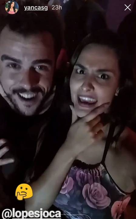 Joaquim Lopes é flagrado saindo de show com Yanca Guimarães (Crédito: Reprodução/Instagram)