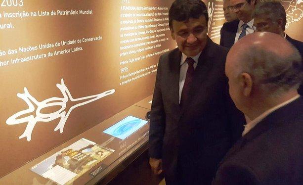Abertura da exposição “Serra da Capivara – Homem e Terra” (Crédito: Ascom Surpi)