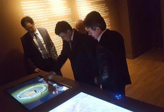 Abertura da exposição “Serra da Capivara – Homem e Terra” (Crédito: Ascom Surpi)