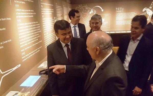 Abertura da exposição “Serra da Capivara – Homem e Terra” (Crédito: Ascom Surpi)