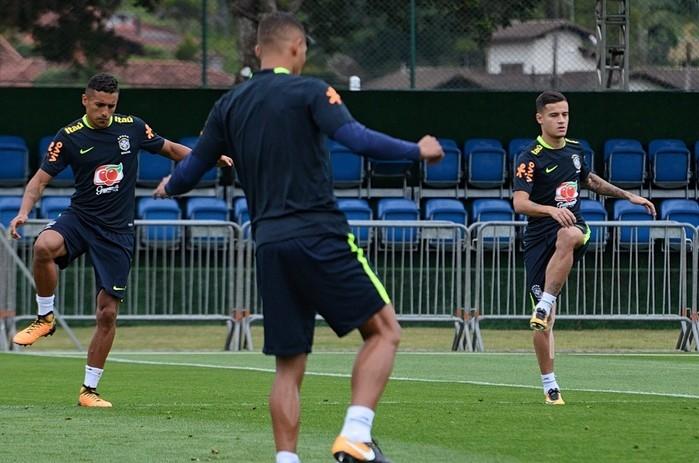 Seleção realiza o último treino na Granja Comary, em Teresópolis (Crédito: MaWoa Press)