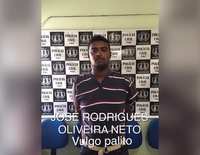 Criminoso foi preso pela Delegacia de Homicídios (Crédito: Reprodução/TV Meio Norte)