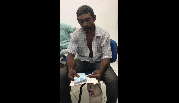 Gilmar Francisco Gomes, pai da garoto encontrado na Major César (Crédito: Reprodução)
