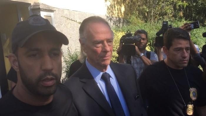 Carlos Arthur Nuzman foi preso no Leblon, na Zona Sul do Rio, pela Polícia Federal (Crédito: Fernanda Rouvenat/ G1)