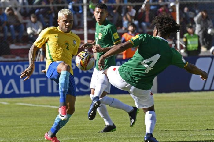 Brasil empatou por 0 a 0 com a Bolívia (Crédito: AFP)