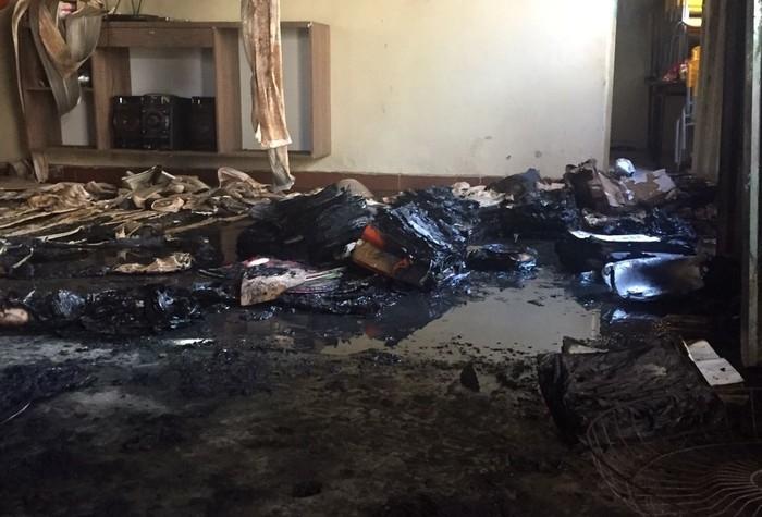 Interior da creche de Janaúba que foi incendiada