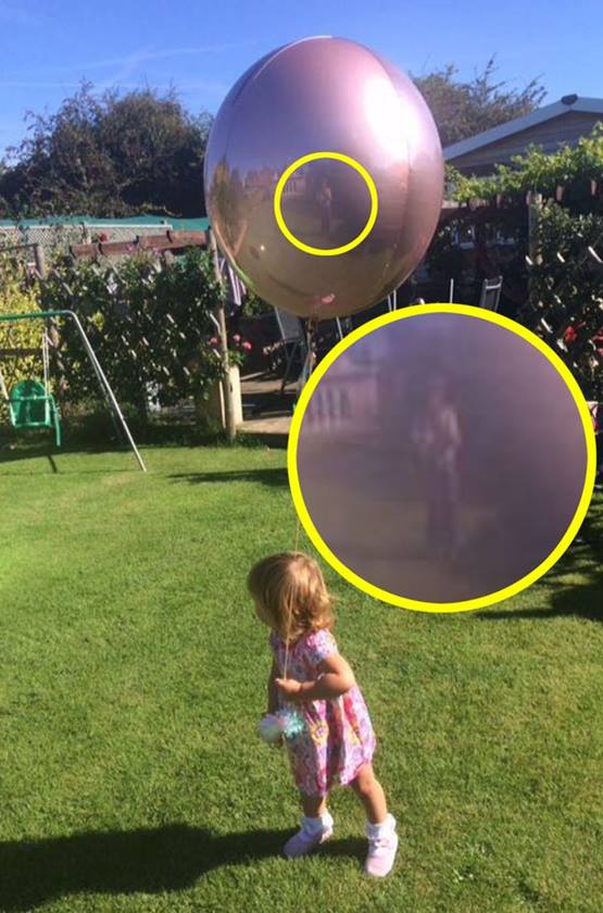 Imagem aparece em balão de criança e deixa mãe assustada
