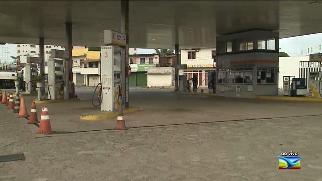 Posto de combustível onde o frentista foi morto (Crédito: TV Mirante)