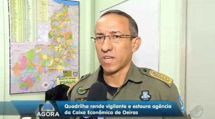 Comandante de Policiamento do Semiárido do Piauí, Raimundo Rodrigues (Crédito: Rede Meio Norte)