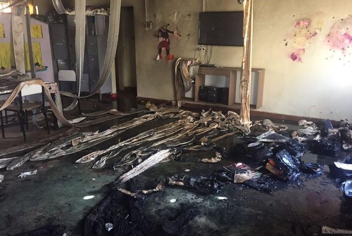 Vigia ateou fogo dentro de creche