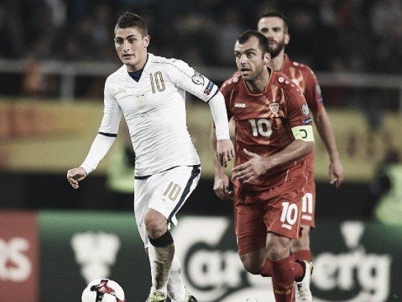 Itália precisa vencer a Macedônia para conquistar vaga na Copa