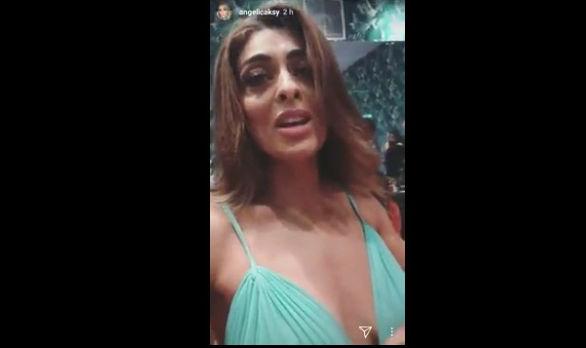 Juliana Paes costura decote no casamento de Marina Ruy Barbosa (Crédito: Instagram)