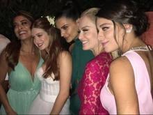 Famosos se empolgam em pista de dança do casamento de Marina Ruy