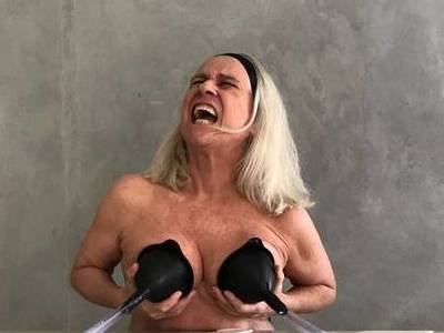 Vera Holtz posta foto polêmica em protesto-arte em seu perfil