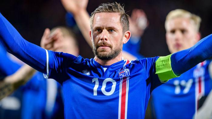 O meia Sigurdsson é o craque da seleção (Crédito: Getty)
