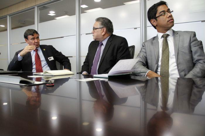 Governador esteve reunido com diretor Banco de Desenvolvimento da América Latina (Crédito: André Oliveira)