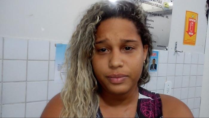 Amiga Luana, que estava com a jovem no dia que ela foi morta (Crédito: Reprodução/TV Mn)
