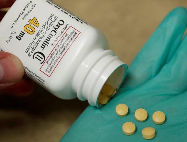 OxyContin, medicamento para a dor com base em opioides (Crédito: REUTERS/George Frey)