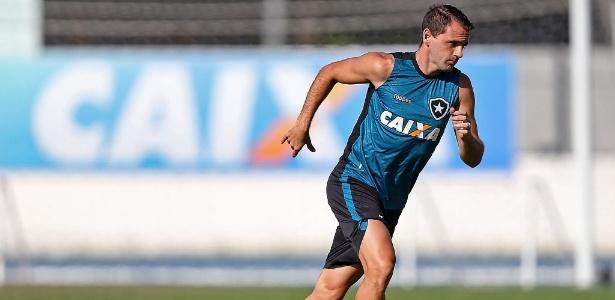 Montillo em treino pelo Botafogo (Crédito: Reprodução)