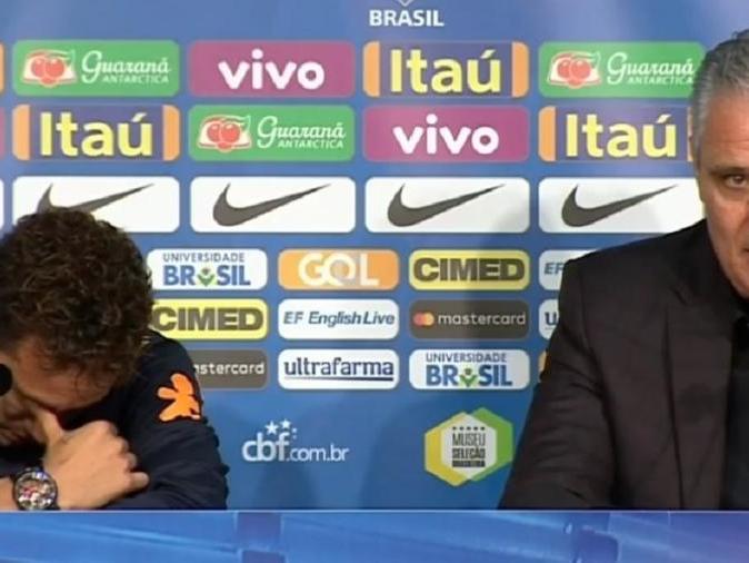 Tite defende Neymar e leva atacante às lágrimas em entrevista
