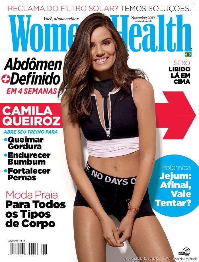 Camila Queiroz (Crédito: Revista "Women's Health")