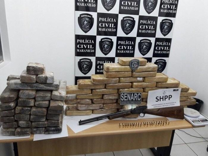 Criminoso foi preso em flagrante (Crédito: Polícia Civil)