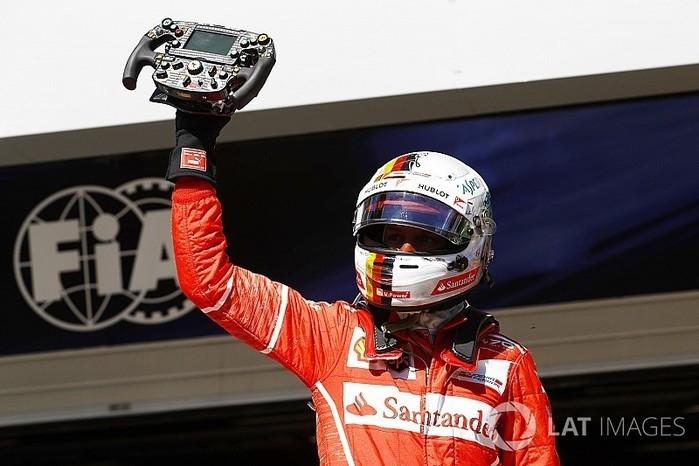 Sebastian Vettel , piloto da Ferrari (Crédito: LAT IMAGES)
