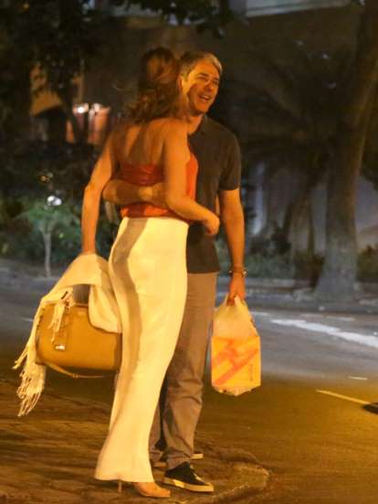 William Bonner e a namorada