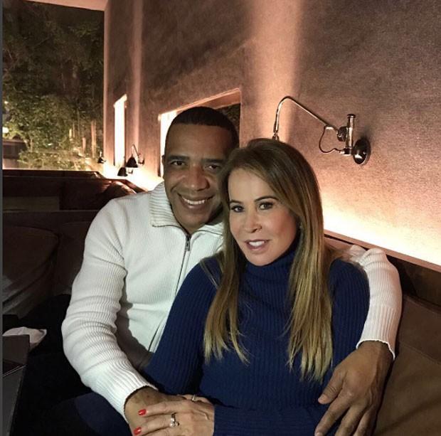 Zilu e o noivo Marco Antonio Teles (Crédito: Reprodução/ Instagram )