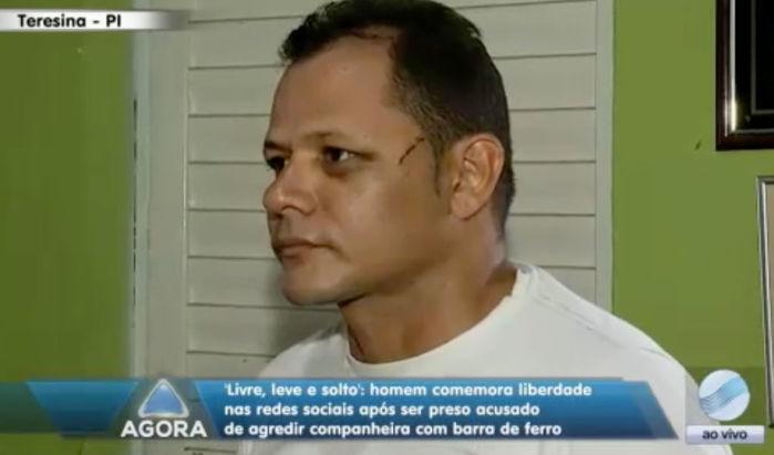 Ex-namorado nega as agressões (Crédito: Reprodução)