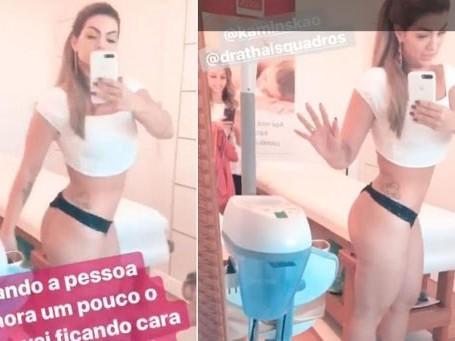 Kelly Key faz desabafo em vídeo: "Minha bunda parece pequena"