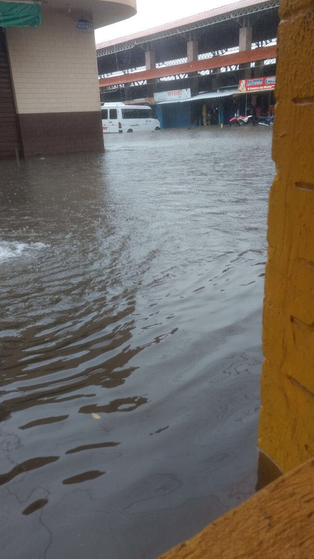 Temporal em São Raimundo Nonato (Crédito: Saoraimundo.com/Darlan Ribeiro)