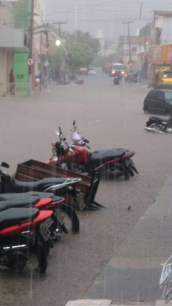 Temporal em São Raimundo Nonato (Crédito: Reprodução)