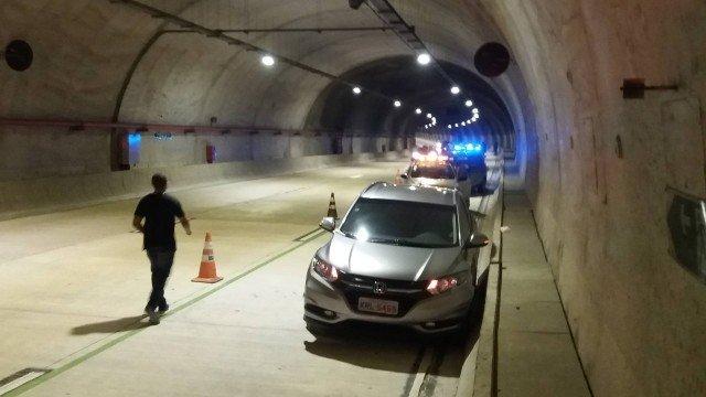 Túnel Marcelo Alencar, onde o coronel da Força Aérea foi morto