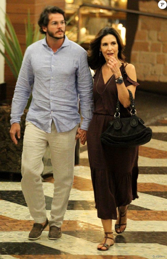 Túlio Gadêlha e Fátima Bernardes