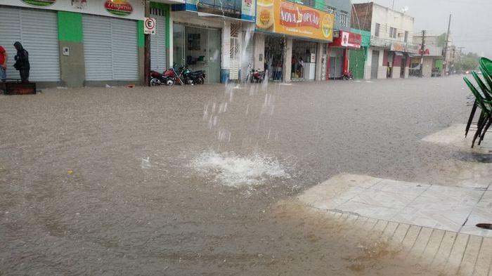 Temporal em São Raimundo Nonato (Crédito: Reprodução)