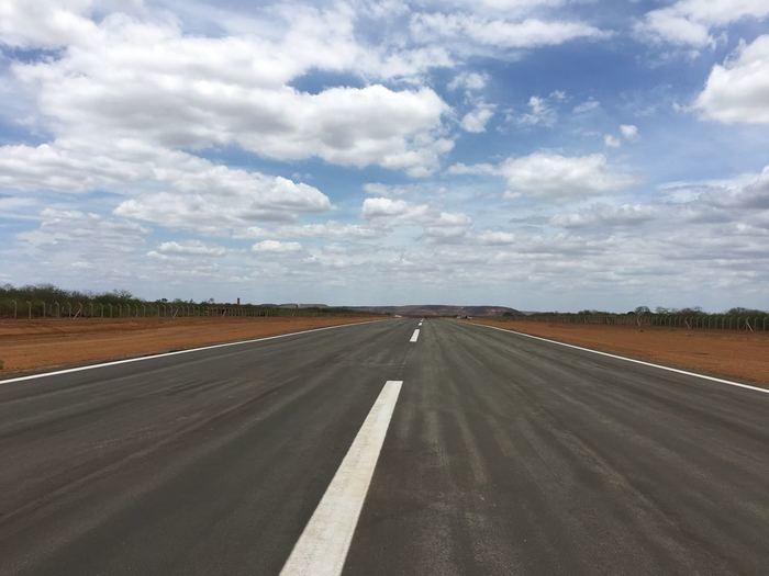 Pista do aeroporto de São João do Piauí (Crédito: Setrans)